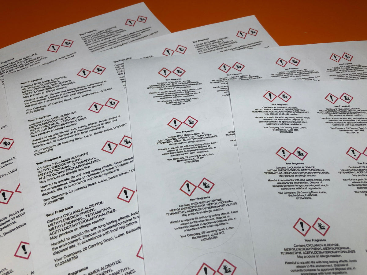 CLP Label Sheet up to 10% for Wax Melts and Candles – Wax Melt Moulds ...