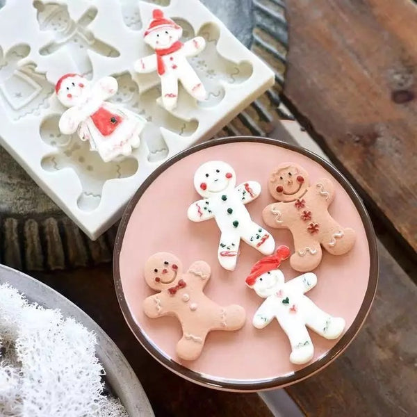 Gingerbread 3D Silicone Mould