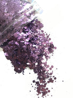 Chunky Mix Bio Glitter - Dusty Purple