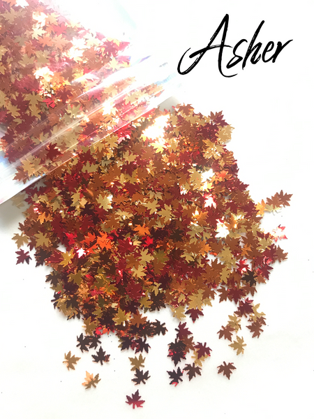 Asher Glitter  - Leaf Mix - Autumn
