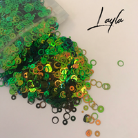 Layla Glitter - Disco Rings