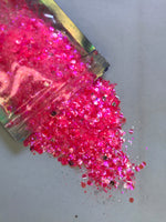 Winslet Glitter - Bright Iridescent - Pink
