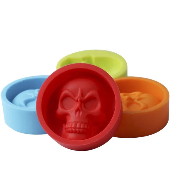 Skull 3D Silicone Mould - Halloween
