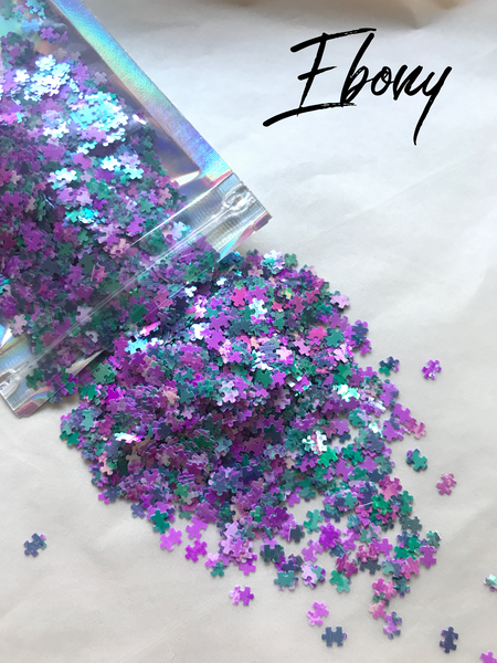 Ebony Glitter  - Jigsaw Mix