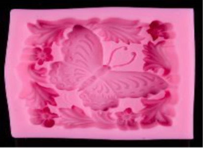 Butterfly Floral 3D Silicone Mould