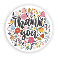 Thank you Stickers - Multi Floral