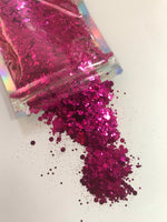 Chunky Mix Bio Glitter - Hot Pink