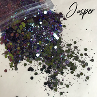 Jasper Glitter - Mermaid glitter - purple/green