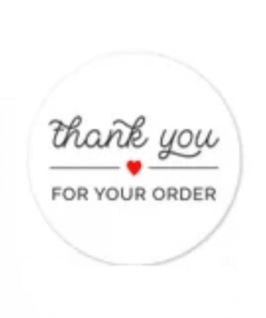 Thank you for your Order Stickers