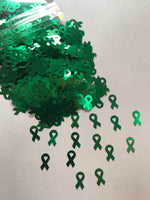 Awareness Ribbon Glitter - Green