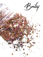 Bailey Glitter  - Chunky Star Mix - Gold