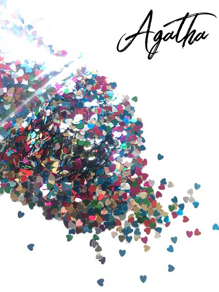 Agatha Glitter  - Heart Mix
