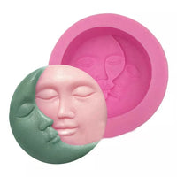 Moon 3D Silicone Mould